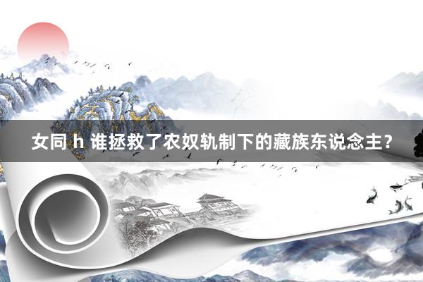 女同 h 谁拯救了农奴轨制下的藏族东说念主？